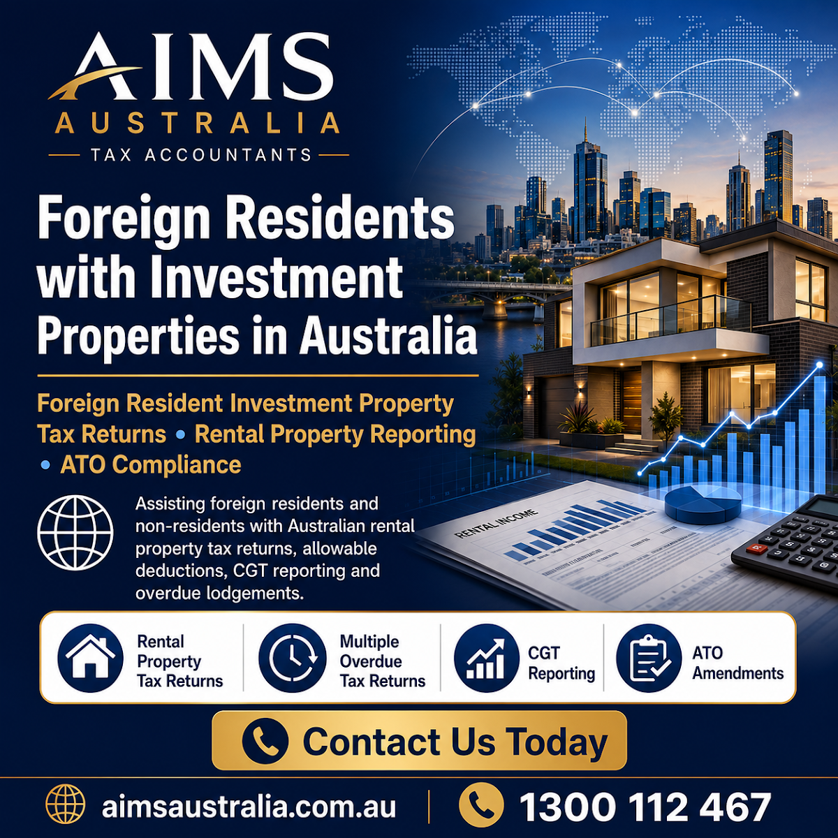 AIMS AUSTRALIA Tax Accountants Adelaide, Expat tax, Late tax filing