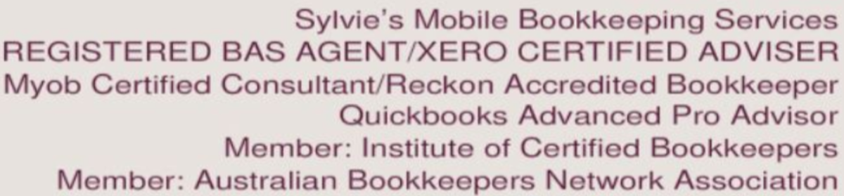 Sylvia's Bookkeeping service