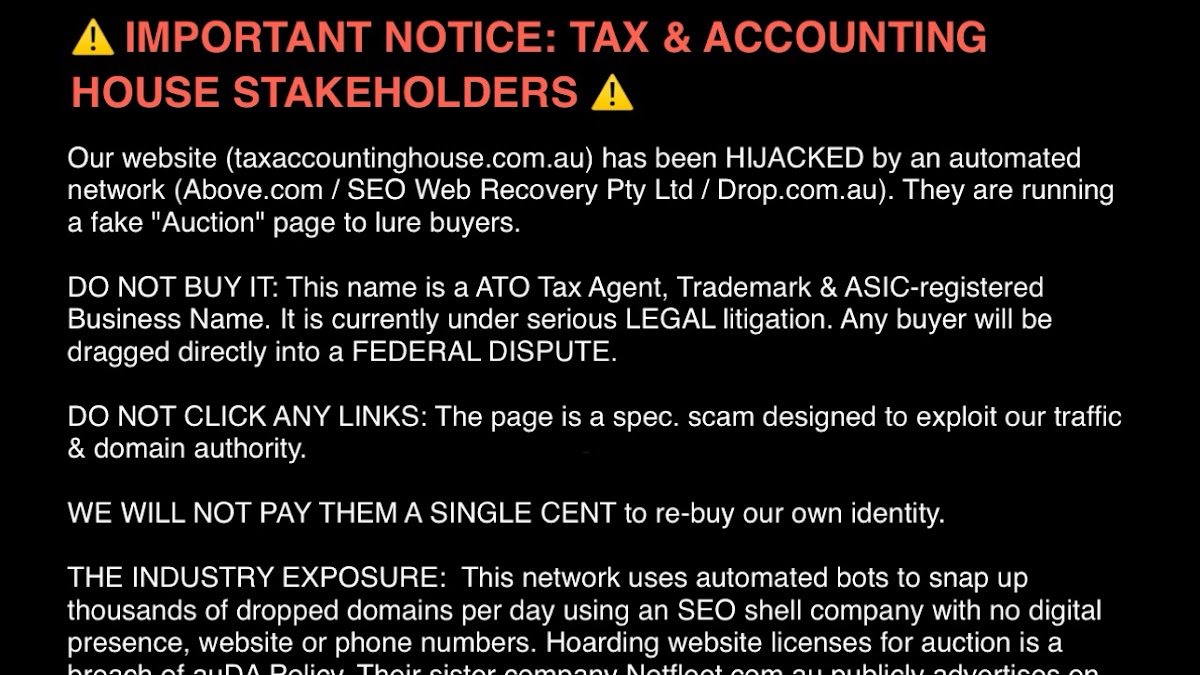TAX & ACCOUNTING HOUSE