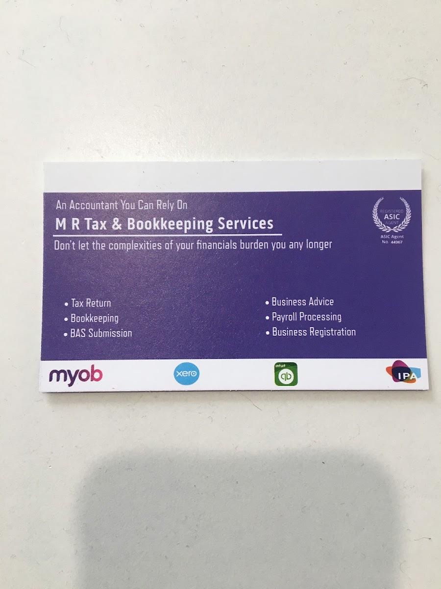 M R Tax & Bookkeeping services